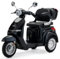 VELECO 3 Räder Elektroscooter 1000W Seniorenmobil E-Fahrzeug 3 Farben (Schwarz)