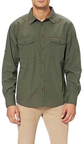 Craghoppers Mens Kiwi Ls Hiking Shirt, Cedar, L EU
