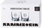 Rammstein Tumbler ”Logo” 2er Box 0,29l Glas, Offizielles Band Merchandise