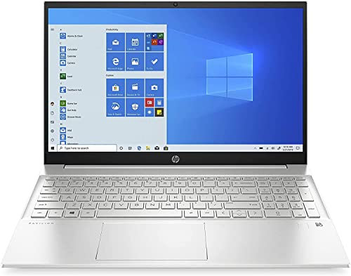 HP - PC Pavilion 15-eh0001sl Notebook, AMD Ryzen 5 4500U, RAM 8 GB, SSD 256 GB, gráficos AMD Graphics, Windows 10 Home, pantalla FHD IPS, lector de huellas digitales, webcam HP 720p HD, Plata