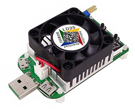 XIGAWAY RD LD25 Elektronischer Lastwiderstand, USB-Schnittstelle, Entladung, Batterietest, 25 W Tester