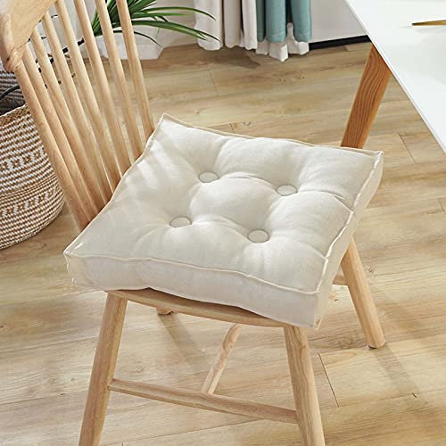FOGUO Sitzkissen Bank 50x50cm, Stuhlkissen Matratzenkissen Outdoor, Bodenkissen Bunt, Sitzpolster Stuhl, Stuhlauflage Set, Hautfreundlich Waschbar, für Lounge Gartenmöbel