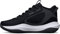 Under Armour Unisex Grade School Ua Lockdown 6 Basketball Shoes Court Performancence, Black, 36.5 EU