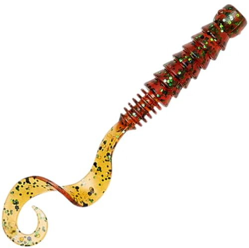 Savage Gear 5cm 0,8g Pro Grub - 8 Jigs, Farbe:Green Pumpkin