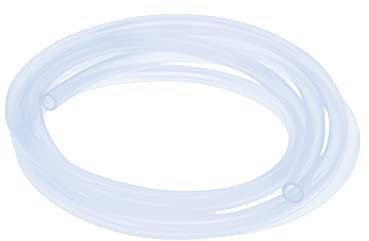 iMeistek Silikonschlauch, Länge 1.5m, 5mm ID, 8mm OD, flexibler Silikonschlauch, Wasser-Luft-Schlauch-Rohr für Pumpenübertragung
