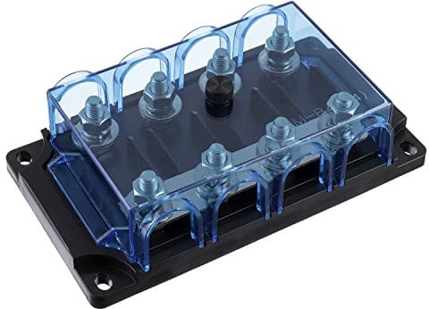 BOJACK Porte-fusible Mega 4 Voies (Lot de 1 ANM-B4)