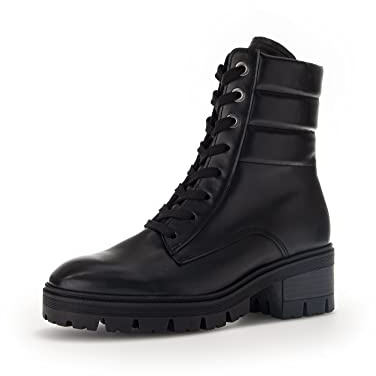 Gabor Damen Combat Boots, Frauen Stiefeletten,Wechselfußbett