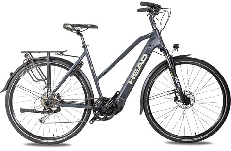 HEAD Women's E Revelo 2.0 Joy E-Trekking Bike, Matt Grey, 54