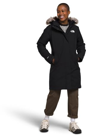 The North Face Women's Arctic Parka - Waterproof Shell, Recycled Down Insulation, & Adjustable Hood, TNF Black-NPF, X-Small
