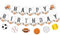 Sursurprise Sport Happy Birthday Banner Baseball Fußball Fußball Basketball Wimpelkette Girlande für Jungen All Star Sport Thema Geburtstag Dekorationen Partyzubehör