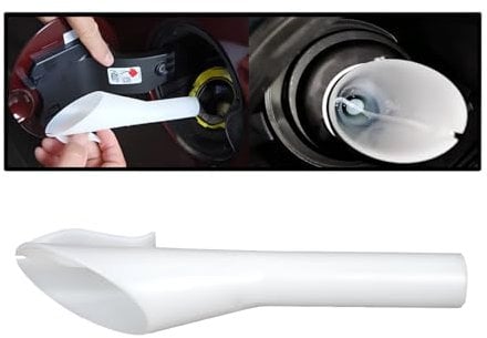 CGEAMDY Car Petrol Fuel Funnel, Flexible Draining Tool Snap Funnel, Multifunctional Plastic Fuel Funnels, Car Petrol Fuel Funnel for Motorcycle Car Petrol and Household Uses(White)
