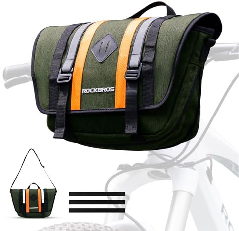 ROCKBROS Lenkertasche Fahrrad Vordertasche Fahrradtasche Fronttasche für Mountainbikes Rennräder E-Bikes Falträder 4L