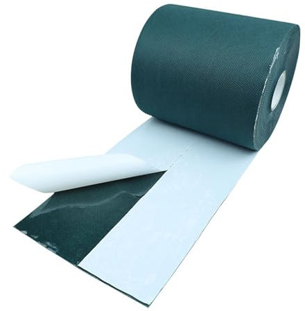 aotusoa Kunstrasenband Selbstklebend Grün Klebeband zur Verbindung und Befestigung von Kunstrasen Außenbereich Garten Naht für Synthetischer Gras Rasen Teppich Nahtband (Einseitig, 50mm X 5 m)