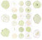 URROMA Wachssiegel-Aufkleber, gr黱, transparent, selbstklebend, f黵 Umschl鋑e, Party, Einladung, Zubeh鰎 f黵 Hochzeit, Brautparty, Geburtstag, 54 St點k
