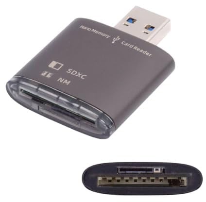 chenyang Adattatore 2 in 1 Nano Memory Card e SD Card a USB 3.0 Plug & Play
