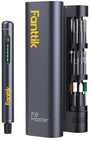 Fanttik F2 Master Mini Cordless Rotary Tool Kit 4V, NeoPulse Motor, 5 Variable Speed, 25000 RPM, Revostor Hub, 35 Accessories, Power Tool for Sanding, Polishing, Drilling, Carving, DIY Crafts