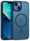 GaoBao Strong Magnetic for iPhone 13 Case,iPhone 14 Case,Slim Fit iPhone 14/13 Phone Case [Compatible with MagSafe] Thin Shockproof Translucent Matte Protective Cover for iPhone 14/13 6.1,Deep Blue