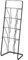 Yamazaki 6513 Tower Magazine Rack with 4 Pockets, Black, Steel, 25 x 18 x 71 cm