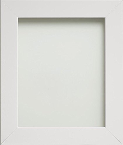 Frame Company Watson White 6x4 Photo Frame with Real Glass | Fits a 6x4 image, Frame size 6x4, Overall approx 8.4x6.4, Real Glass Front