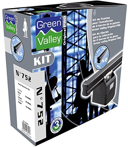 Green Valley 3 Montage-Kit, Peugeot Partner Dachträger für Citroen Berlingo II