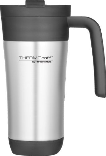 Thermos Taza térmica Thermocafe jalá nger Travel Mug Plateado Plata