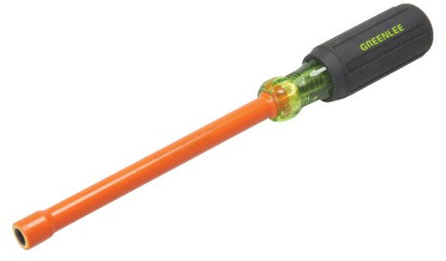 Greenlee 0253-12NH-INS 1/4-Inch by 6-Inch Insulated Nut Driver