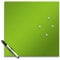 Eurographics MB-GREEN3030 Memo Board, Magnet- und Schreibtafel aus Glas, inklusive Stift und Magnete, 30 x 30 cm, grün