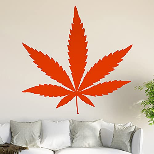 Hanf - Cannabis Wandtattoo in 6 Größen - Wandaufkleber Wall Sticker - Dekoration, Küche, Wohnzimmer, Schlafzimmer, Badezimmer