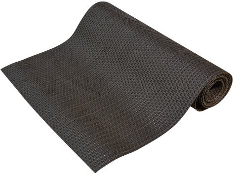 GARTENFREUDE Polyrattan Sichtschutz Balkon Matte Balkonsichtschutz Balkonblende Windschutz oder Zaun 5 x 0,75 m, zuschneidbar, inkl. Kabelbindern, bicolour braun