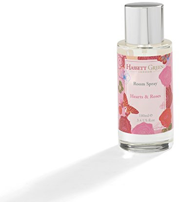 Hassett Green London - Hearts & Roses - Room Mist Home Fragrance Spray - 100ml Glass Bottle