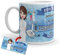 Kembilove Taza de Café del Mejor Fisioterapeuta del Mundo – Taza de Desayuno para la Oficina – Taza de Café y Té para Profesionales – Taza de Cerámica Impresa – Tazas de Jefe de 350 ml