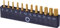 12-teiliges, mit NordWolf 19001 Titannitrid (TiN) beschichtetes Bitset mit S2 Torx T-Star 6-Punkt-Einsteckschraubendreher T5-T6-T7-T8-T9-T10-T15-T20-T25-T27-T30-T40