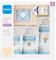 MAM Welcome to The World Gift Set with 3 Anti-Colic Bottles, Dummy, Dummy Clip, Light Blue