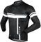 INBIKE Radtrikot Fahrradtrikot Herren Langarm Männer Winter Sommer Lang Trikot Shirt Fahrrad MTB Rennrad Kleidung Fahrradbekleidung Atmungsaktiv Schwarz Weiß L