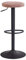 FineBuy Sgabello Bar 58-79 cm Rosa Velluto/Metallo Regolabile Moderno | Sgabello da Cucina Sedia Alta Senza Schienale | capacità di carico Massima: 100 kg