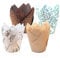 feihao muffinförmchen papier,200 Stück Papierförmchen in Tulpenform,Backförmchen Zeitung Backbecher Papier Tulpen Backpapier für Kinder Geburtstag Party Hochzeit Kuchen Deko
