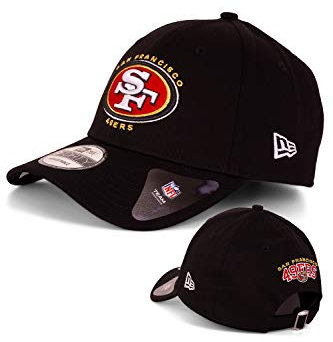 New Era Caps - Baseball Cap Kappe Muetze - Limiterte Designs - MLB NBA NFL - Yankees Lakers Bulls Raiders Chiefs Dodgers Seahawks Sox 49ers (San Francisco 49ers Black V2)
