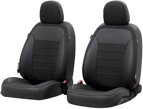 Walser Passform-Sitzbezug Aversa, Schonbezug für Audi A6 Avant (4G5, 4GD, C7) 05/2011-09/2018, 2 Einzelsitzbezüge Normalsitze
