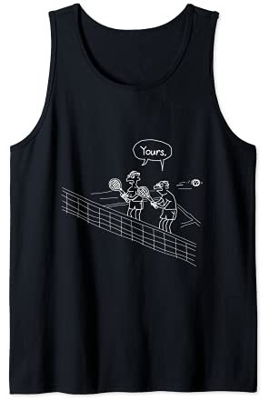 DEINER!! | Witziges Doppel Tennis Motiv als Geschenk Kollege Tank Top