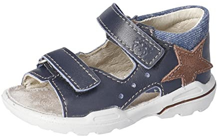 PEPINO Ricosta Jungen Sandalen Joey,Kinderschuhe,WMS:Mittel,Outdoorsandalen,Halbschuhe,Klettverschluss,Kinderschuhe,Nautic (170),26 EU