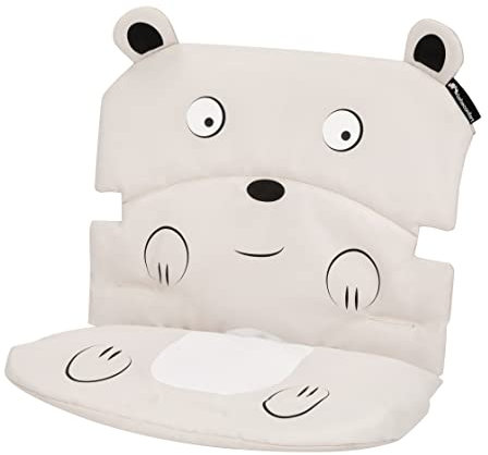 Bebeconfort Original Sitzkissen, passend für Bébé Confort Timba Hochstuhl, gemütliche Sitz-Auflage, schnelle & einfache Befestigung, maschinenwaschbar bei 30°C, bietet Extra viel Komfort, Hello Bear