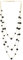 COOLSTEELANDBEYOND Gold Weiß Statement Halskette Drei Stränge Lange Kette mit Schwarz Perle Perlen Anhänger, Abendkleid Elegante