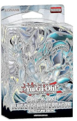 YU-GI-OH! SDBE Yu Gi Oh Structure Deck Saga of Blue Eyes White Dr. EV - 42 Tarjetas Coleccionables + 1 x 2-Player Game Mat