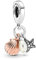 Lkwidi Charme Süßwasser Zuchtperlen Seestern Shell Triple Dangle Charms-Anhänger 925 Sterling Silber Charm Bead Pendant für Europäische Armbänder und Halsketten