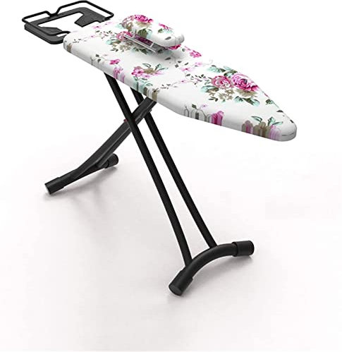 Heimbügelwerkzeuge, mit Verstellbarer Bügeleisenablage, Metall-Bügelbrett für Hotels, Schlafzimmer, Wäschezentrum, Bügeltisch, faltbar (Color : #2, Size : 110 * 31 * 75-86CM)