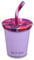 Klean Kanteen Kid Cup Tasse en acier inoxydable avec couvercle paille Pétale de crocus 284 ml