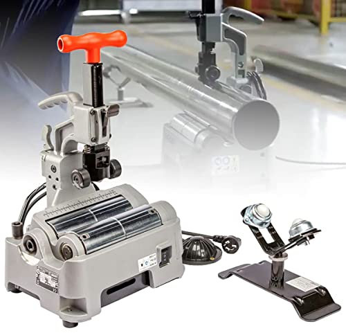 Coupe-tube Coupe-tube, 12-116 mm Machine de découpe de tuyau en cuivre électrique avec ébavureur en acier à grande vitesse Coupe-tube en acier inoxydable pour acier au carbone, aluminium, tuyau en PVC
