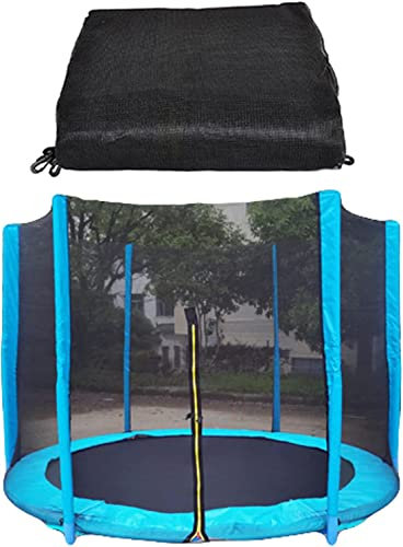Trampolin-Ersatzzubehör Trampolin-Ersatz-Sicherheitsnetz 6/8 gerade Stangen Trampoline mit rundem Rahmen, nur Netz, Trampolin-Zubehör, atmungsaktiv und wetterbeständig