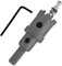 Cjueiom TCT - Sierra perforadora de carburo de 25 mm, broca de sierra perforadora de metal con broca piloto, sierra perforadora resistente para chapa de acero inoxidable, latón, aluminio, madera,