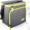 18 Liter Kühltasche Thermotasche Einkauf Picknick Schwimmbad Tasche Isoliertasche (Grau-Gelb)
